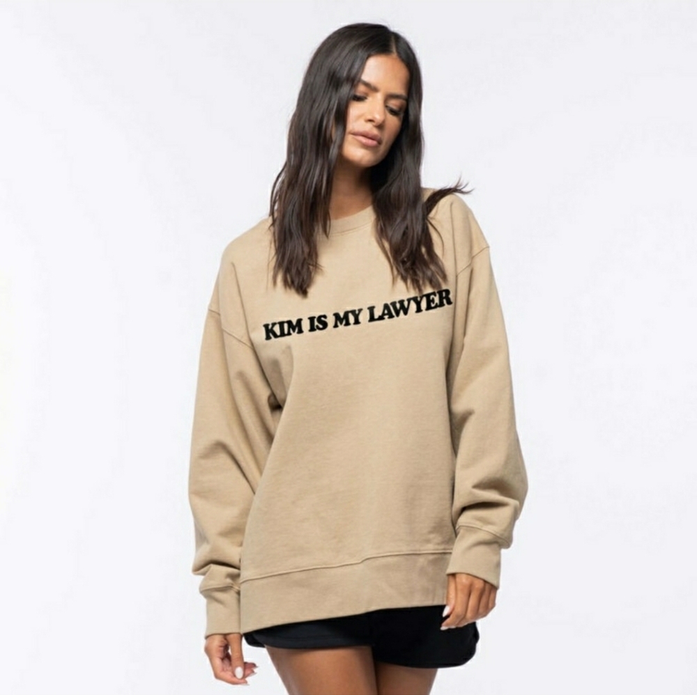 Like New Kim Is My Lawyer Crewneck